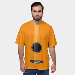 Футболка оверсайз мужская ГИТАРА, цвет: 3D-принт — фото 2