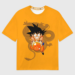 Мужская футболка оверсайз Kid Goku