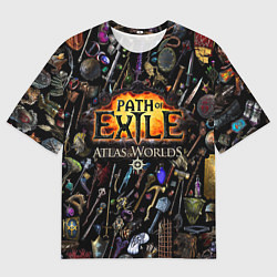 Мужская футболка оверсайз Path of Exile