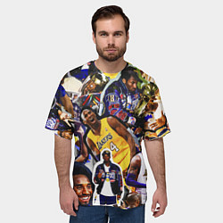 Футболка оверсайз мужская КОБИ БРАЙАНТ KOBE BRYANT, цвет: 3D-принт — фото 2