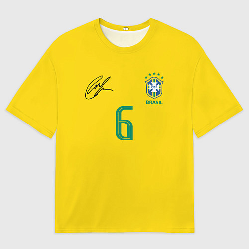 Мужская футболка оверсайз Р Карлос футболка сборной / 3D-принт – фото 1