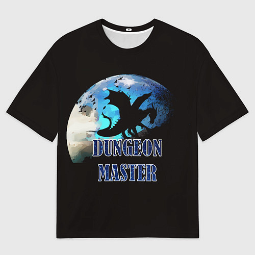 Мужская футболка оверсайз Dungeon Master / 3D-принт – фото 1