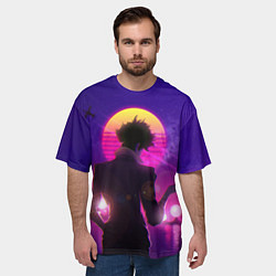 Футболка оверсайз мужская Cowboy Bebop Spike Spiegel, цвет: 3D-принт — фото 2