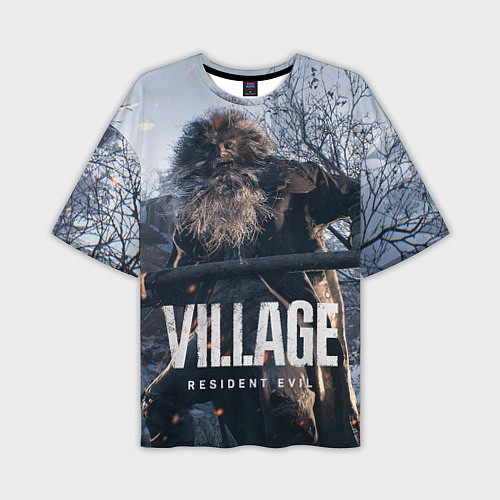 Мужская футболка оверсайз RESIDENT EVIL VILLAGE / 3D-принт – фото 1