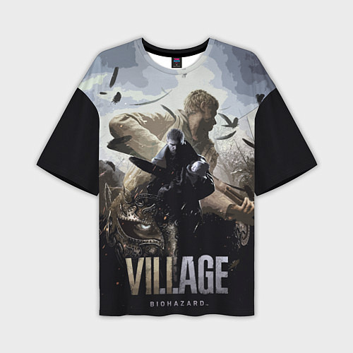 Мужская футболка оверсайз Resident Evil: Village / 3D-принт – фото 1