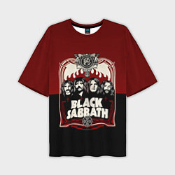 Футболка оверсайз мужская Black Sabbath, цвет: 3D-принт