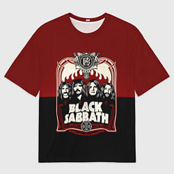 Футболка оверсайз мужская Black Sabbath, цвет: 3D-принт