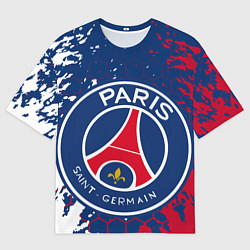 Мужская футболка оверсайз ФК ПСЖ FC PSG PARIS SG