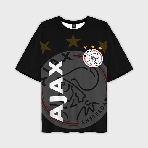 Мужская футболка оверсайз FC AJAX AMSTERDAM ФК АЯКС / 3D-принт – фото 1