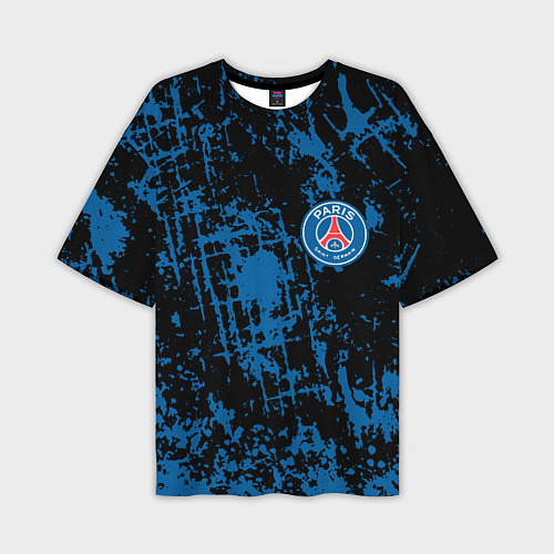 Мужская футболка оверсайз Пари Сен-Жермен Paris Saint-German / 3D-принт – фото 1