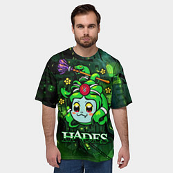 Футболка оверсайз мужская Hades Dusa Gorgon, цвет: 3D-принт — фото 2