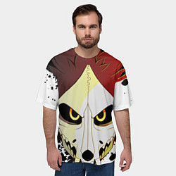 Футболка оверсайз мужская Взгляд фурини, цвет: 3D-принт — фото 2