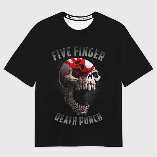 Мужская футболка оверсайз Five Finger Death Punch 5FDP / 3D-принт – фото 1
