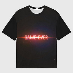 Футболка оверсайз мужская Game Over, цвет: 3D-принт
