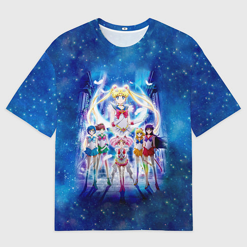 Мужская футболка оверсайз Вечная Сейлор Мун Netflix 2021 / 3D-принт – фото 1