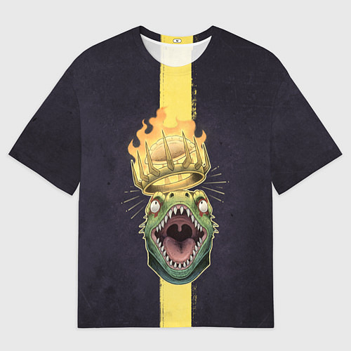 Мужская футболка оверсайз King Caiman / 3D-принт – фото 1