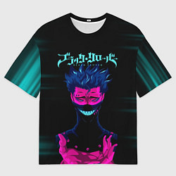 Футболка оверсайз мужская Зора Идеаре Чёрный клевер, цвет: 3D-принт