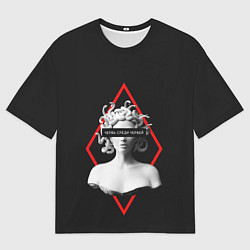 Мужская футболка оверсайз ЧЕРВЬ СРЕДИ ЧЕРВЕЙ ГОРГОНА