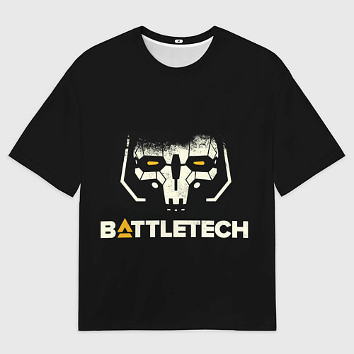 Мужская футболка оверсайз BATTLETECH / 3D-принт – фото 1