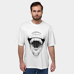 Футболка оверсайз мужская Sukunas Laugh, цвет: 3D-принт — фото 2