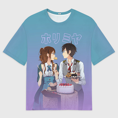 Мужская футболка оверсайз Хоримия любовь / 3D-принт – фото 1