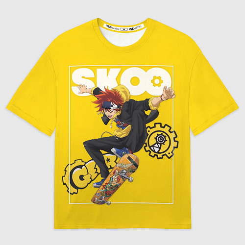 Мужская футболка оверсайз SK8 the Infinity, Реки Кян / 3D-принт – фото 1