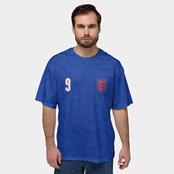 Футболка оверсайз мужская Выездная Форма Гарри Кейна, цвет: 3D-принт — фото 2