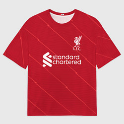 Футболка оверсайз мужская Жота Ливерпуль форма 20212022, цвет: 3D-принт