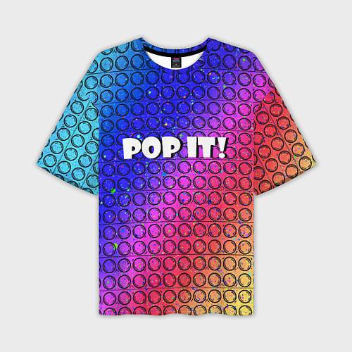 Мужская футболка оверсайз Pop It! Simple Dimple / 3D-принт – фото 1