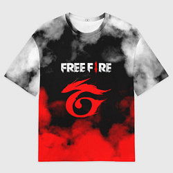 Мужская футболка оверсайз Free Fire ? Фри Фаер