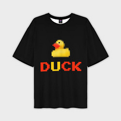 Футболка оверсайз мужская DUCK, цвет: 3D-принт