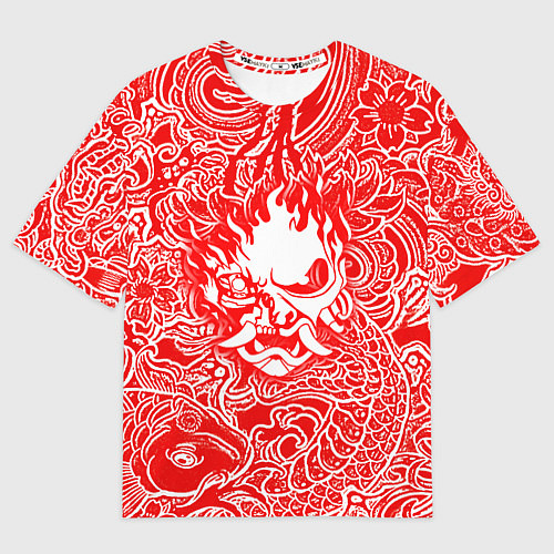 Мужская футболка оверсайз Samurai / 3D-принт – фото 1