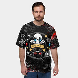 Футболка оверсайз мужская The Binding of Isaac ИСААК, цвет: 3D-принт — фото 2
