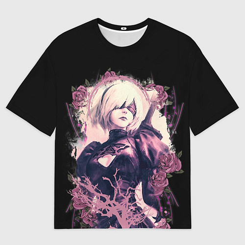 Мужская футболка оверсайз 2B ROSES / 3D-принт – фото 1