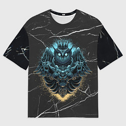 Мужская футболка оверсайз Owl king
