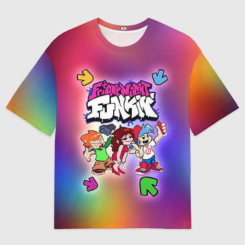 Мужская футболка оверсайз Friday Night Funkin / 3D-принт – фото 1