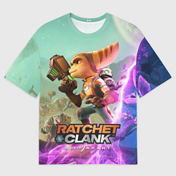 Мужская футболка оверсайз Ratchet & Clank: Rift Apart