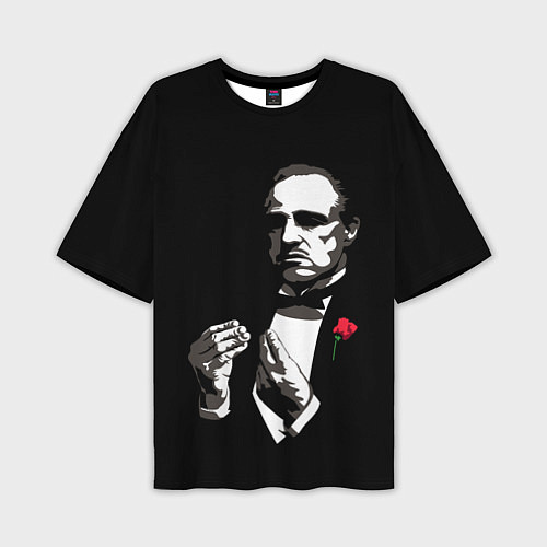 Мужская футболка оверсайз Крёстный Отец The Godfather / 3D-принт – фото 1