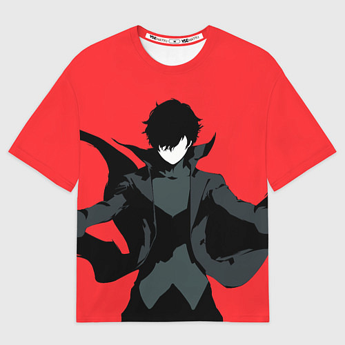 Мужская футболка оверсайз Чёрный Рэн / 3D-принт – фото 1