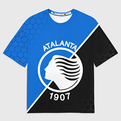 Мужская футболка оверсайз FC ATALANTA ФК АТАЛАНТА