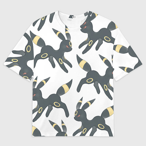 Мужская футболка оверсайз Покемон Амбреон / 3D-принт – фото 1