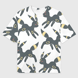 Мужская футболка оверсайз Покемон Амбреон