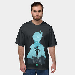 Футболка оверсайз мужская Venti GI, цвет: 3D-принт — фото 2
