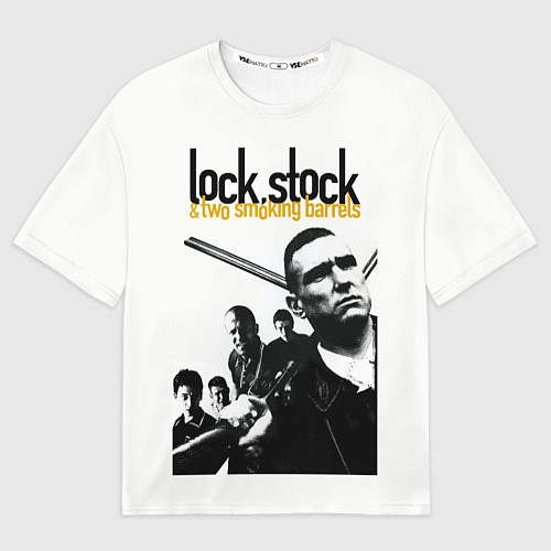 Мужская футболка оверсайз Карты, деньги, два ствола / 3D-принт – фото 1