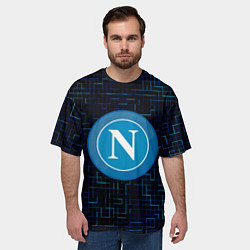 Футболка оверсайз мужская Napoli, цвет: 3D-принт — фото 2
