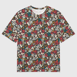 Мужская футболка оверсайз Смерть