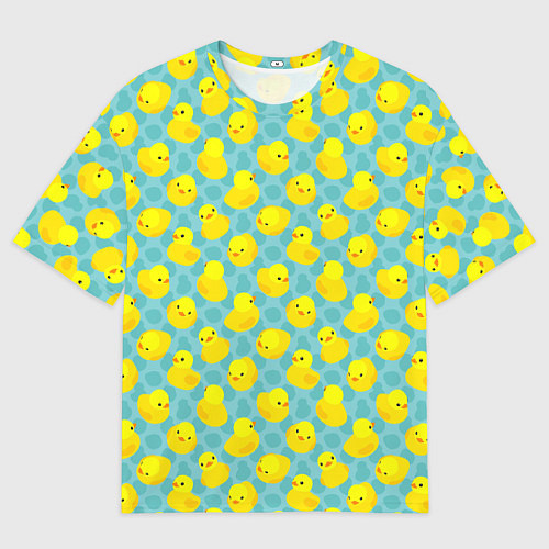 Мужская футболка оверсайз Уточка / 3D-принт – фото 1