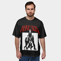 Футболка оверсайз мужская Maneskin Rock Band, цвет: 3D-принт — фото 2
