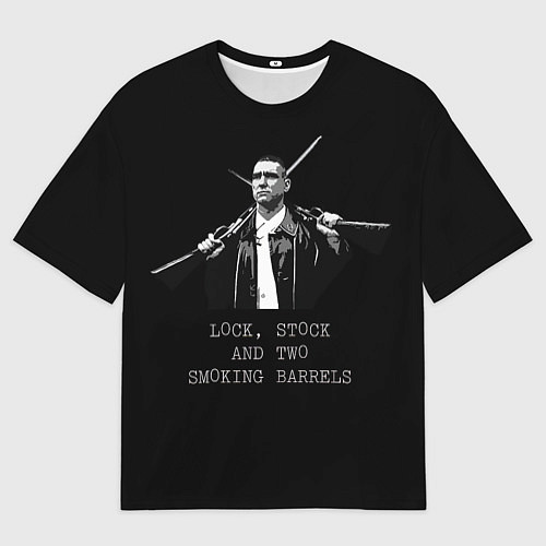 Мужская футболка оверсайз Карты Деньги 2 Ствола Боевик / 3D-принт – фото 1