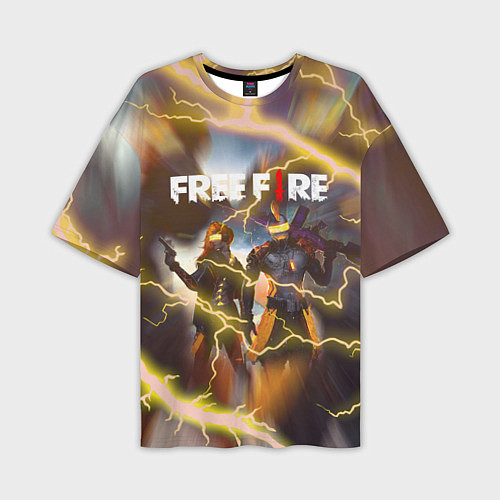 Мужская футболка оверсайз FREEFIRE ФРИФАЕР Z / 3D-принт – фото 1